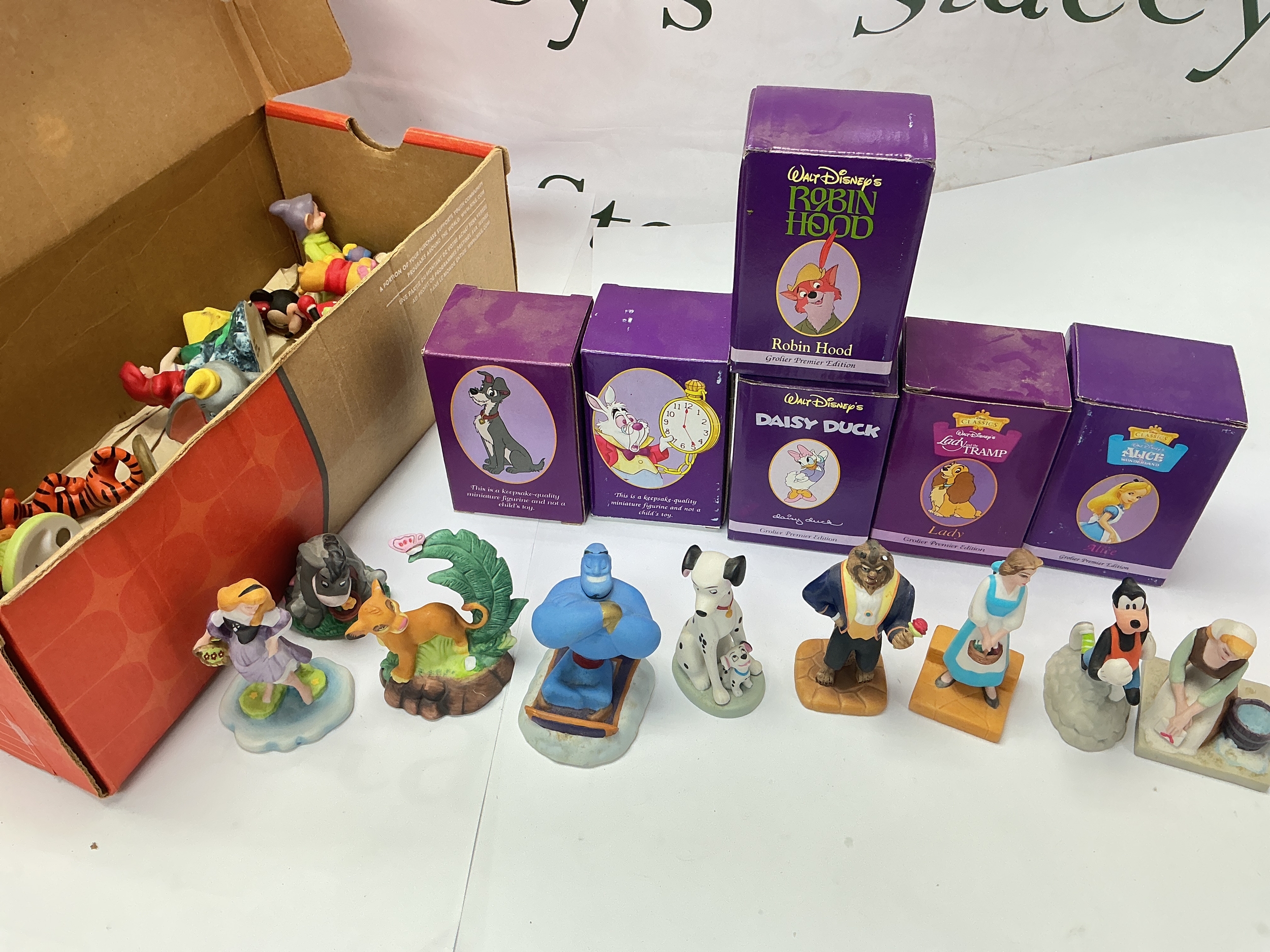 A Collection Of Disney Grolier Collections. 5 Boxed, Some A/F. No Reserve.