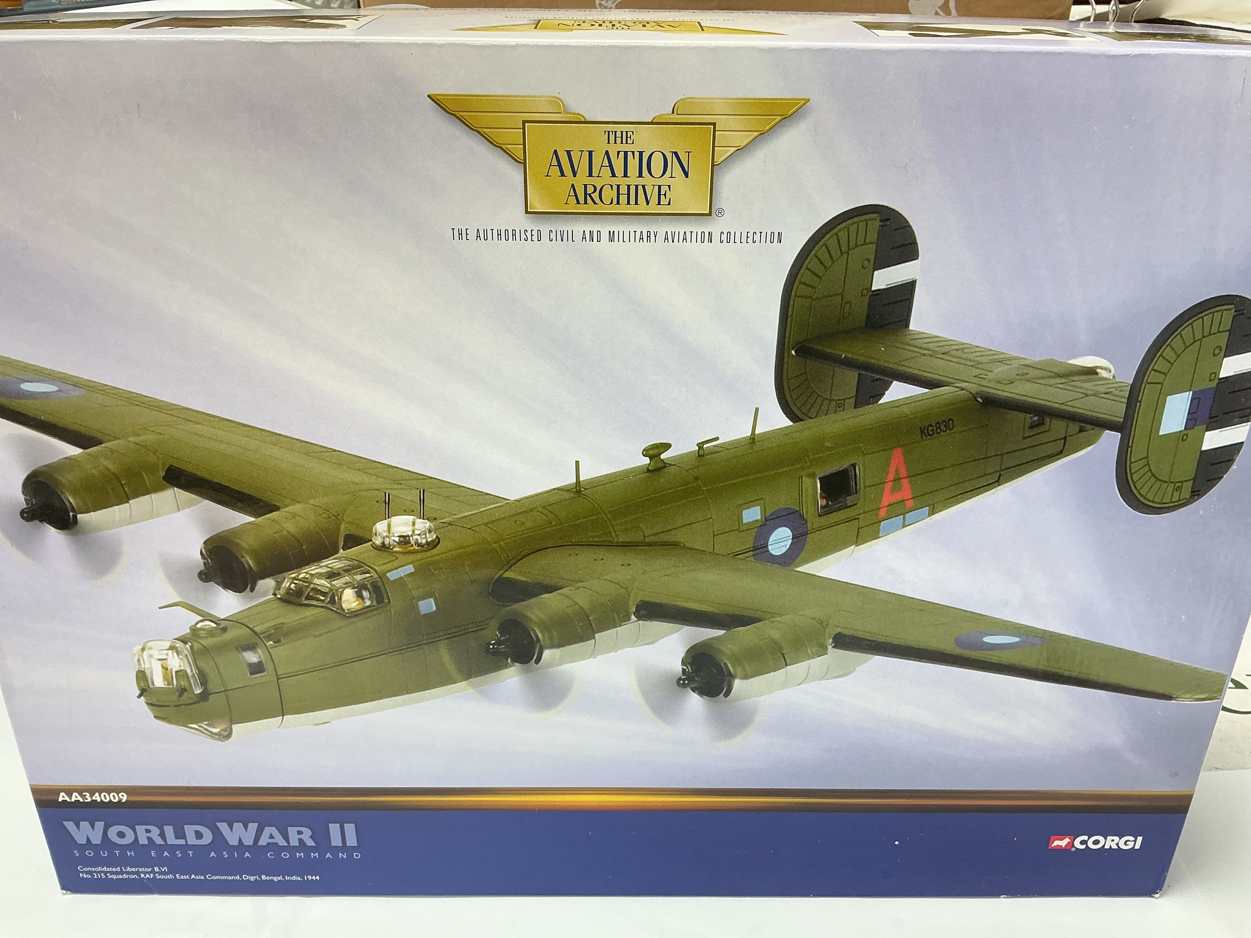 A Boxed Corgi Aviation Archive Consolidated Liberator B.VI #AA34009. 1/72 Scale.