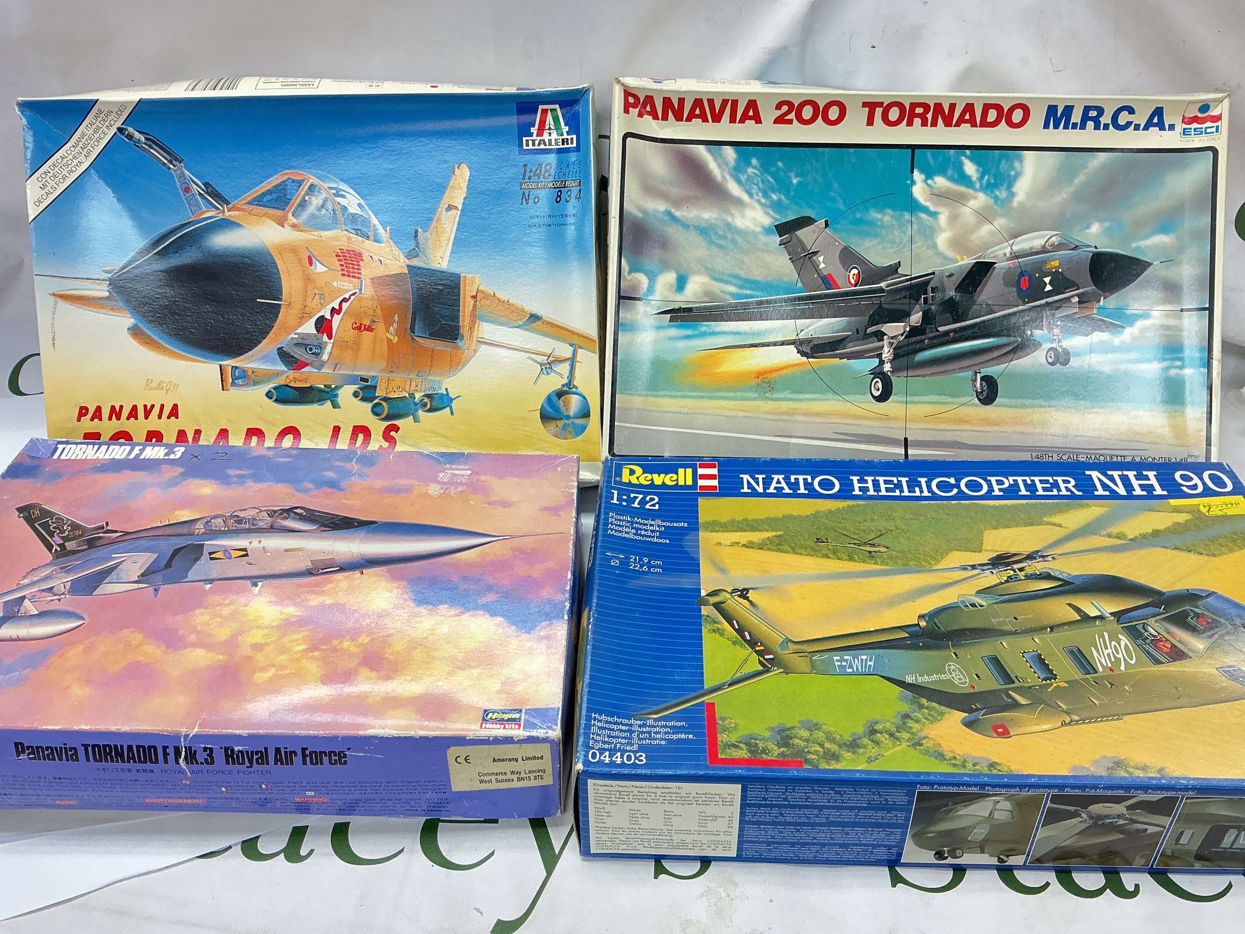 8 Boxed Plastic Model Kits, including Italeri, Ecsi, Revell,kitech etc. No Reserve.