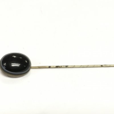 A banded agate stick pin. NO RESERVE
