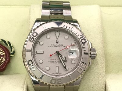 A 2008 Rolex yachtmaster with rhodium dial. Comes as full set with including both swing tags.
In good condition seen running.