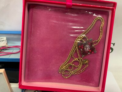 A large collection of sterling silver costume jewellery together with Butler & Wilson Jewellery and a Christian Dior purse