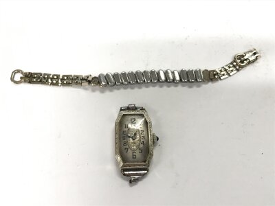 A 1940s cocktail watch not running.
