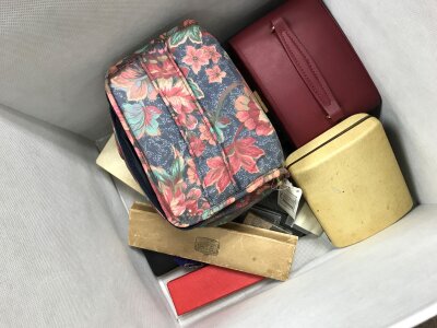 A collection of costume Jewellery in mixed Jewellery boxes