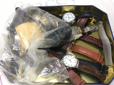A Collection of vintage wrist watches and pocket watches