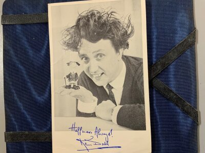 A signed Ken Dodd photograph. Happiness Always.