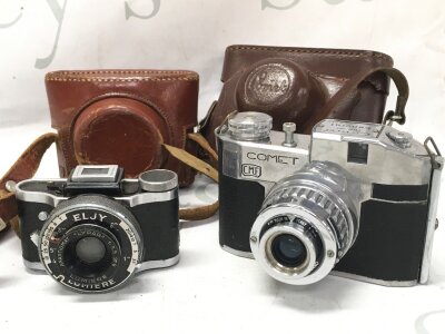 Two vintage compact cameras