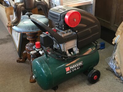 A Parkside pko 270 a1 air compressor