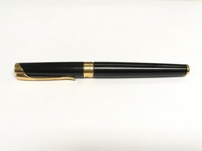 A Waterman fountain pen with an 18k gold nib.