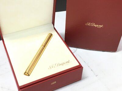 A boxed Dupont ballpoint Lady Mascara pen