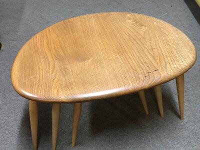A best of Ercol tabes. 40cm tall 65cm wide
