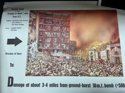 Collection of Original British Cold War civil defence training posters.
59.5cm x 30cm