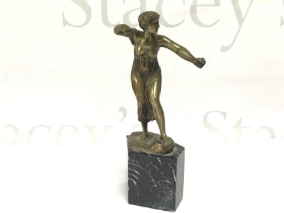 A small bronze Morin archer figure, 17cm high NO RESERVE