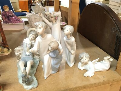 A collective of Lladro figures