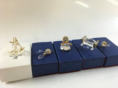 Boxed Swarovski miniatures