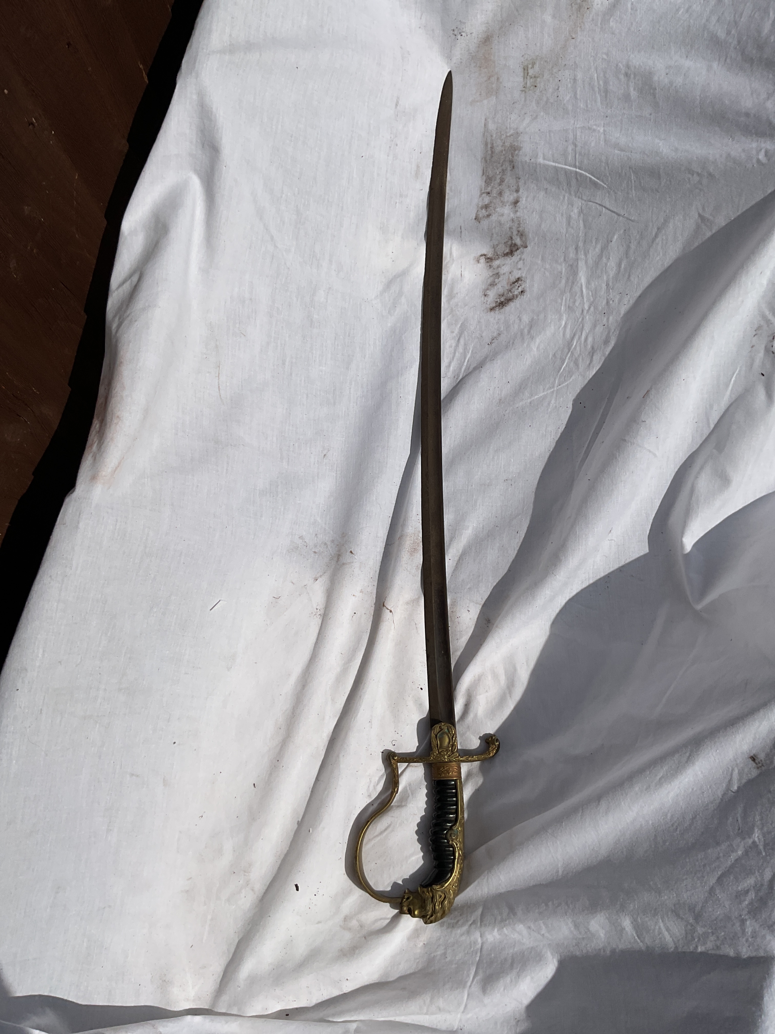Prussian army officers sword.