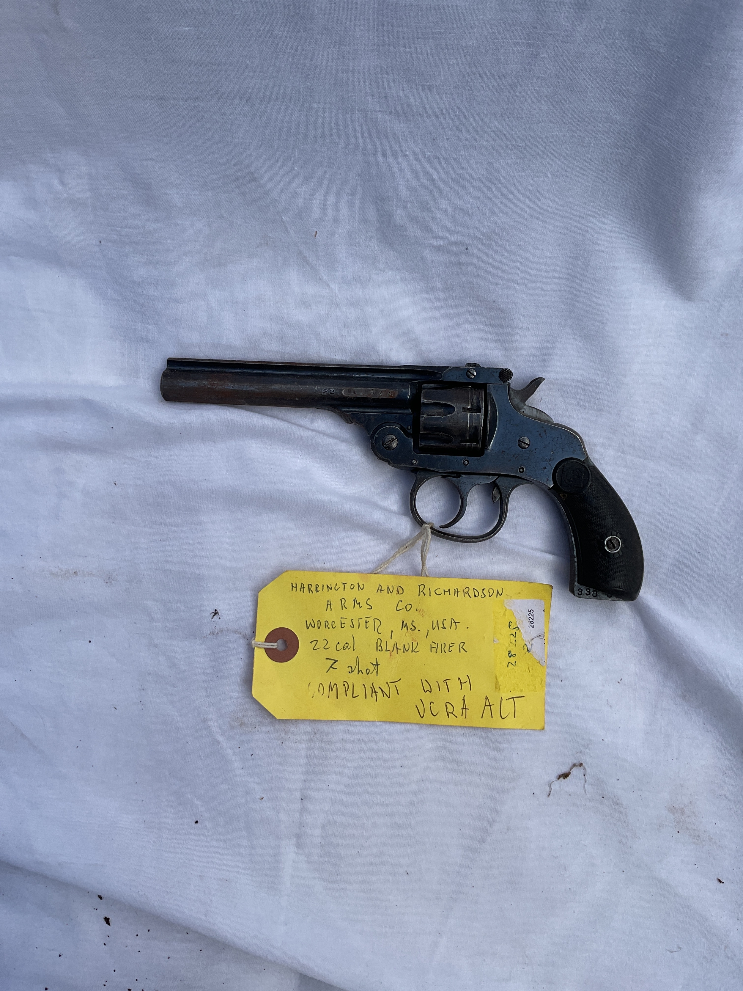 Harrington and Richardson de activated revolver.