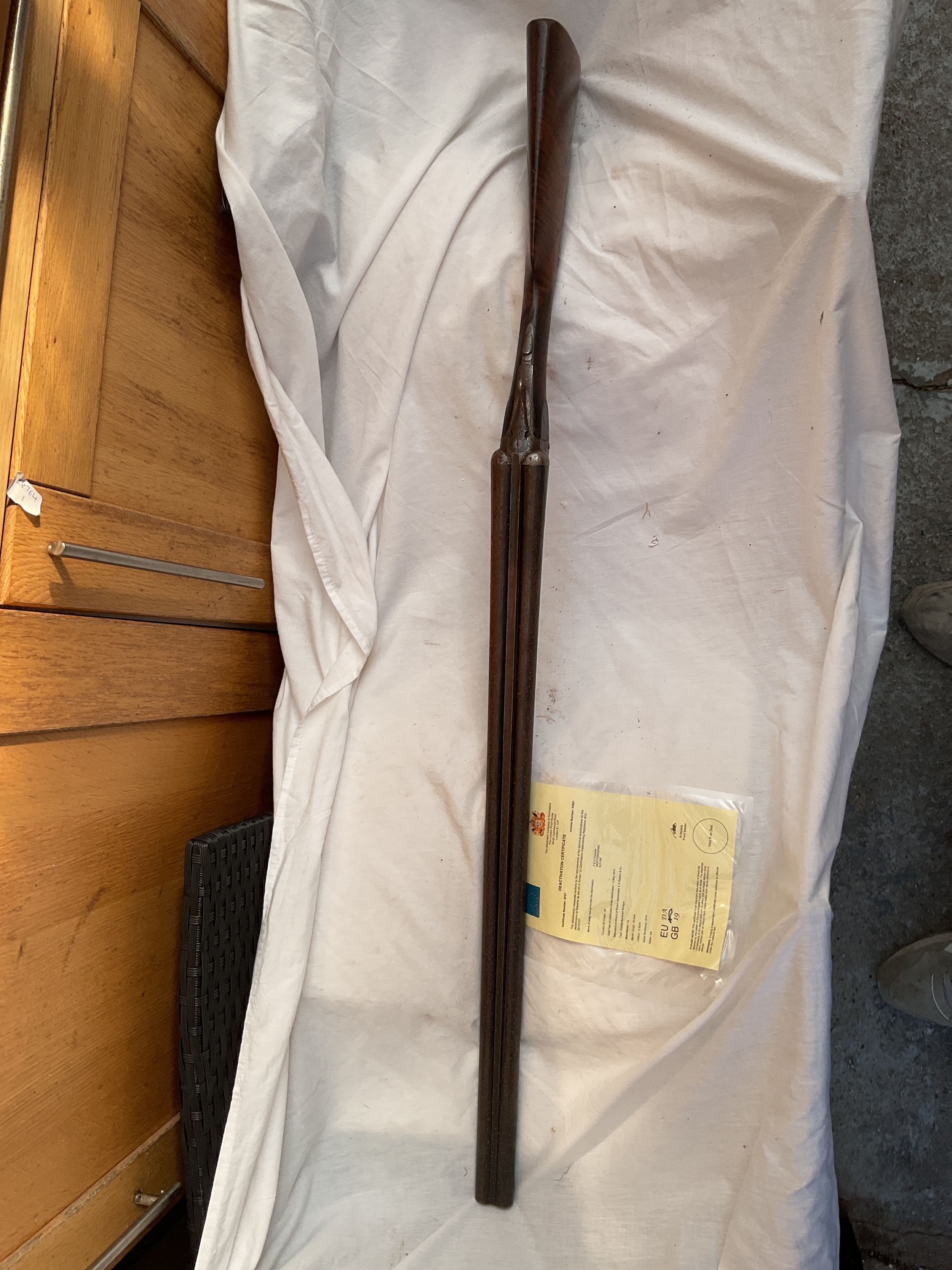 EU SPEC DEAC C S Rosson and Co double barrelled shotgun.