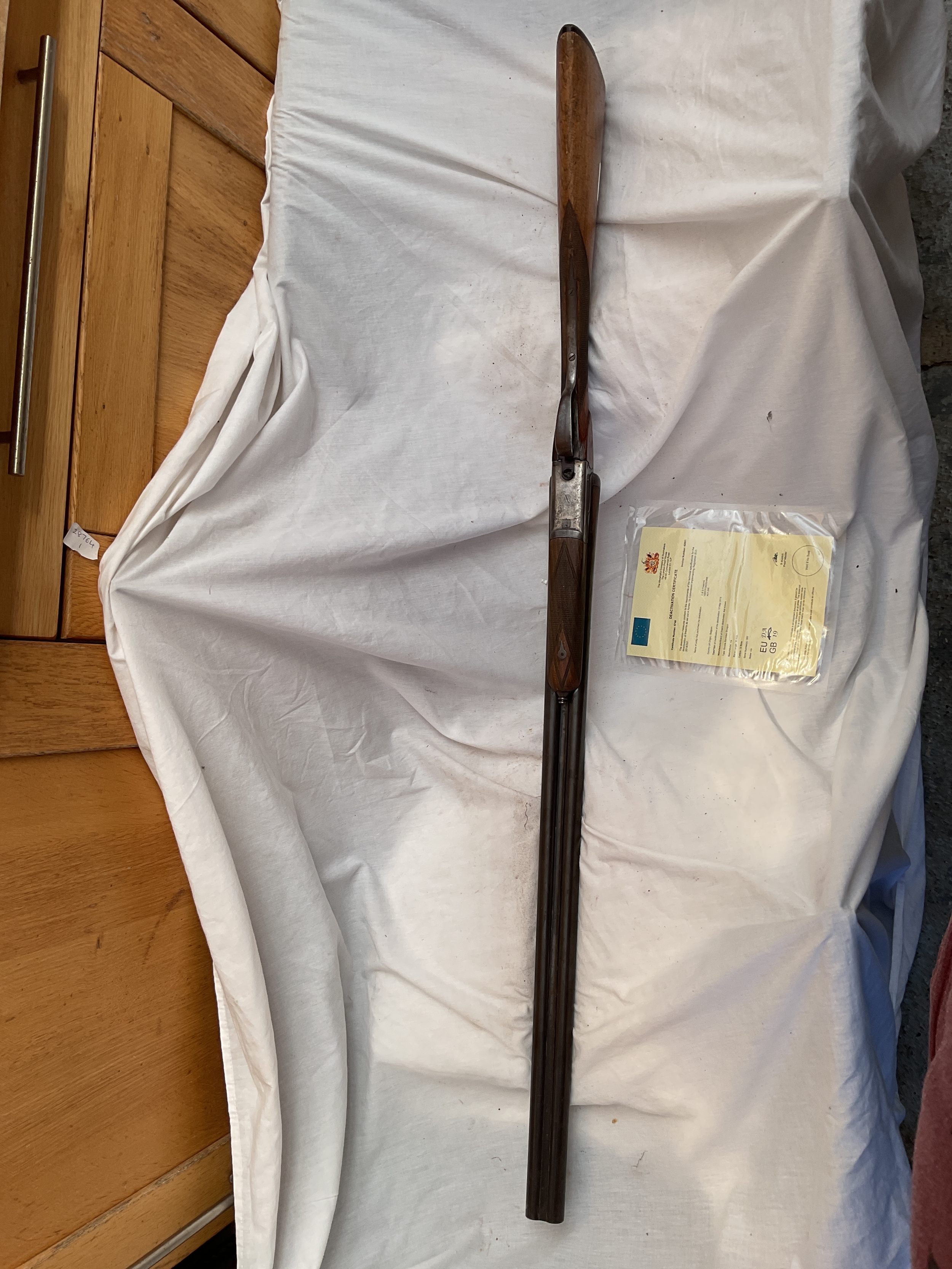 EU SPEC DEAC Double Barrelled shotgun Belgian manufactured.