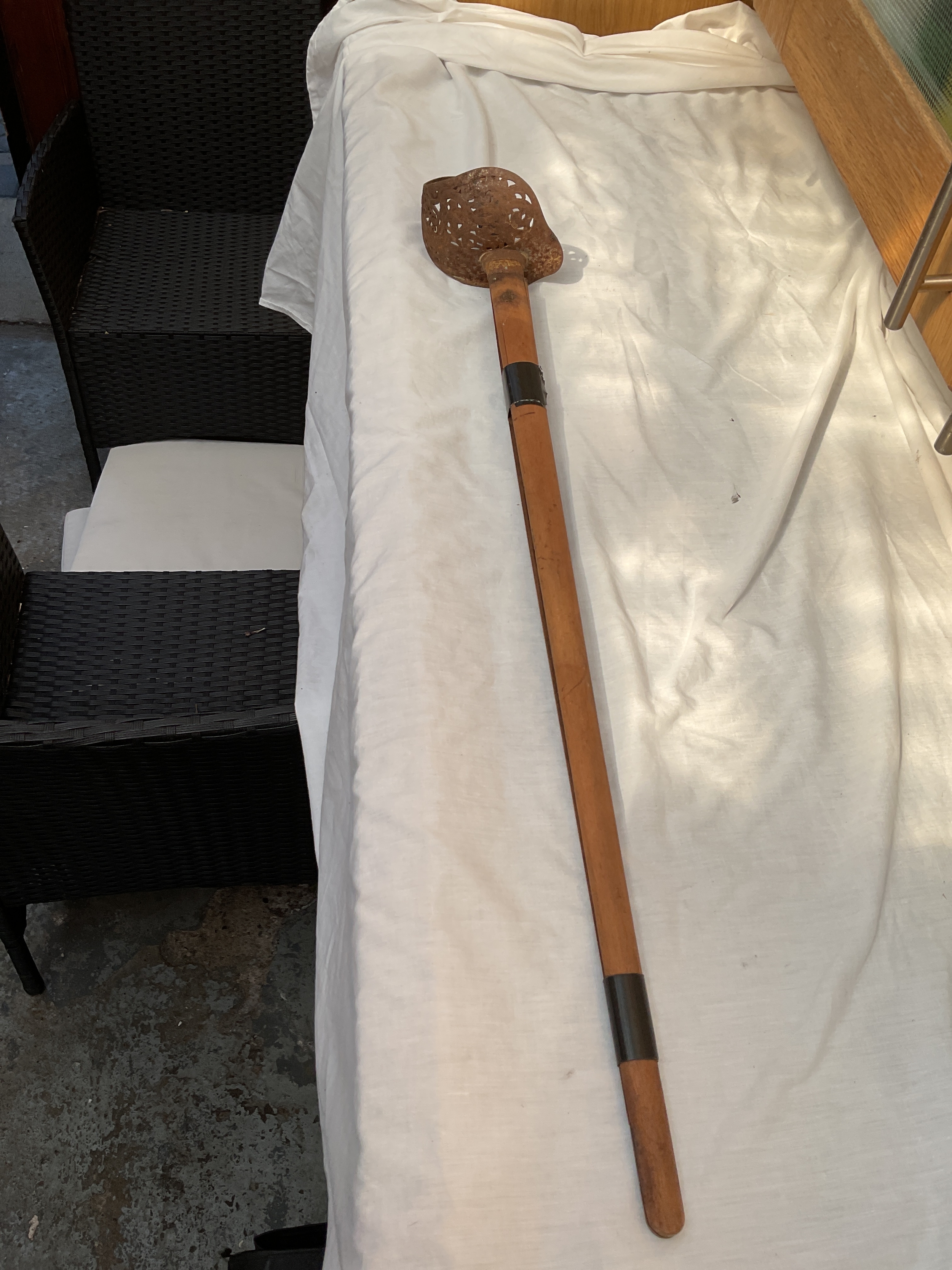 WWII GVR Officers sword restoration project.