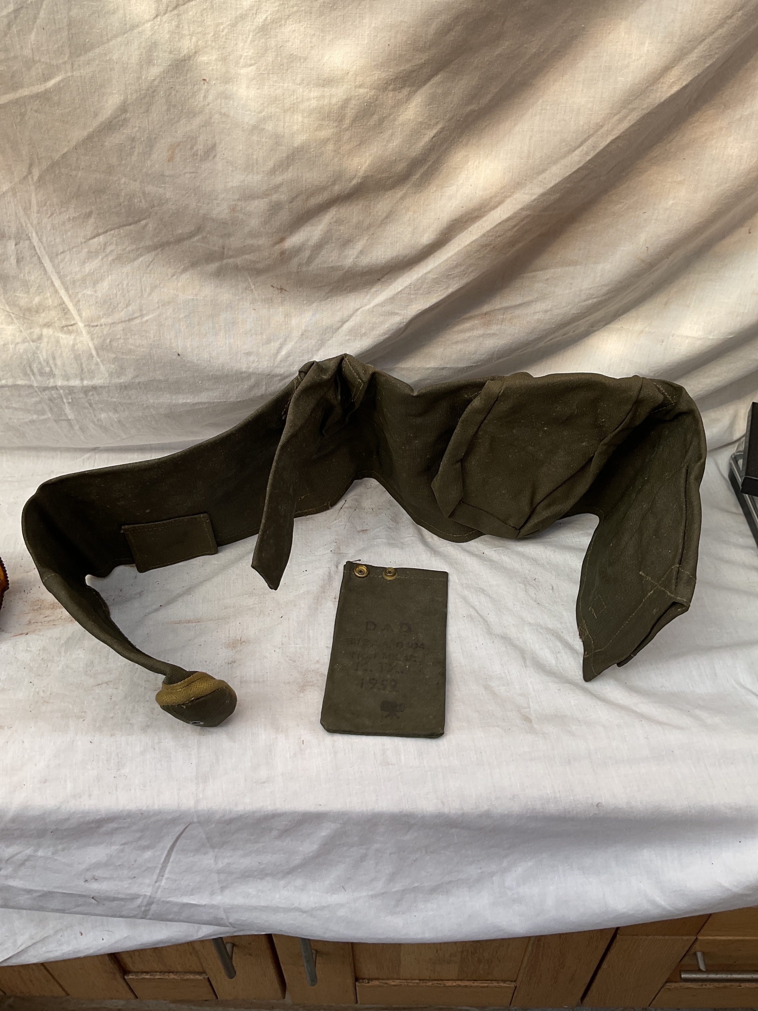 1955 Bren gun cover and 1959 muzzle cover.