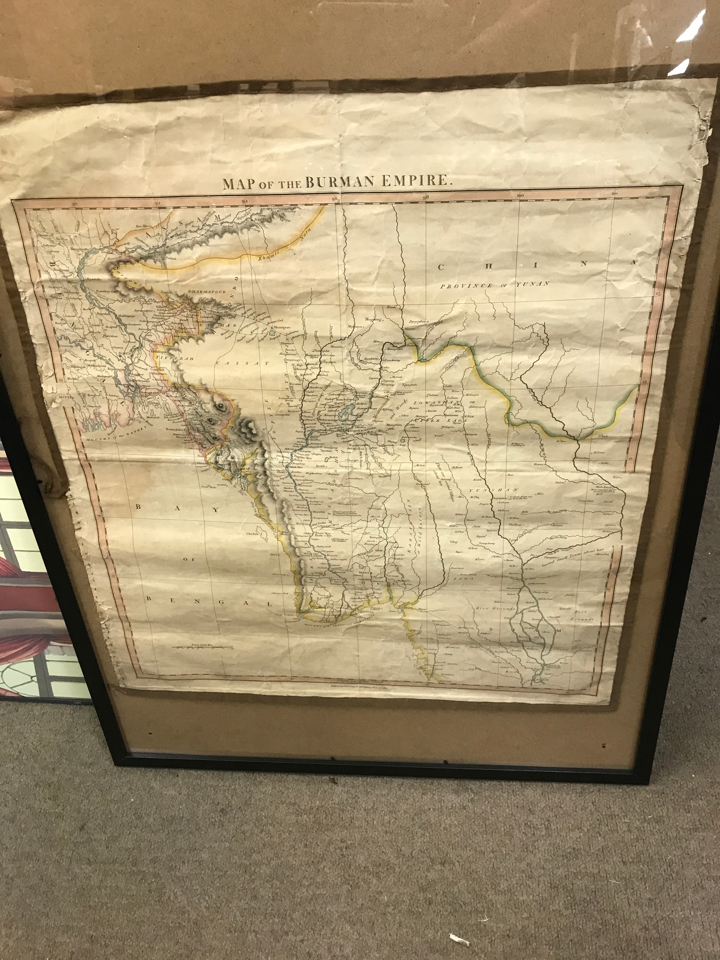 Map of Burman Empire