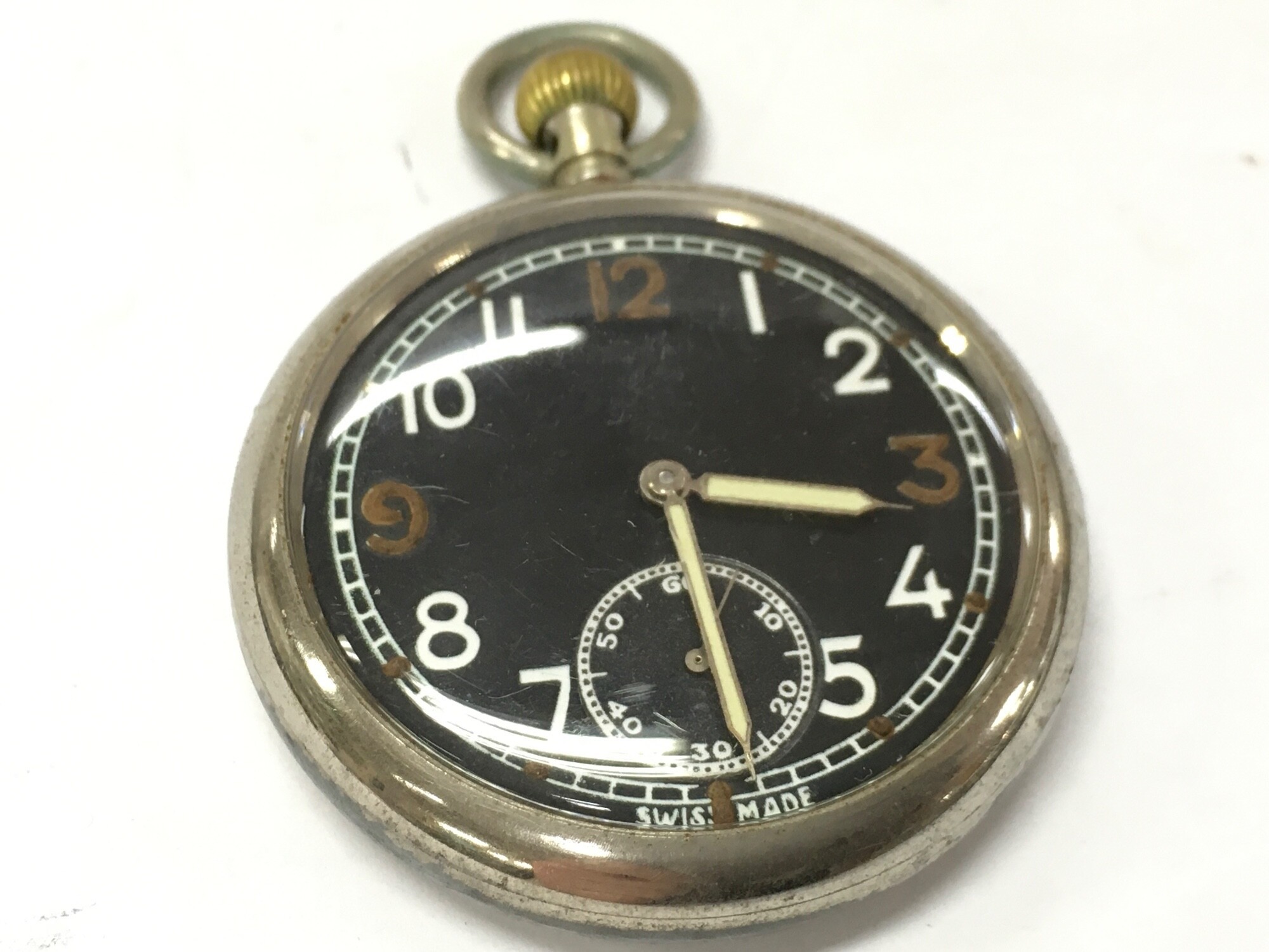 A military pocket watch
