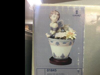 A pair of Lladro figures Bumblebee fantasy  with boxes .