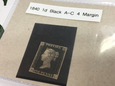 A 1840 penny black