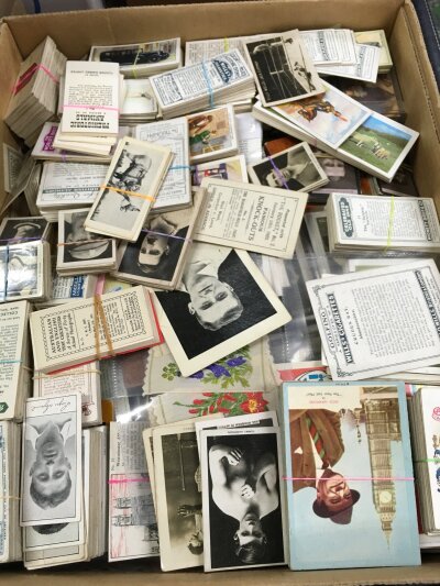 A comprehensive collection of cigarette trade cards sets and odds sets including sports cards