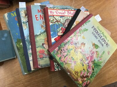 Enid Blyton books collection to include little short stories- various titles including First Editions - Happy Story Book, Sunny Story, Yellow Story and others.