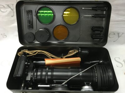 A vintage Zenit F512S photosniper camera kit