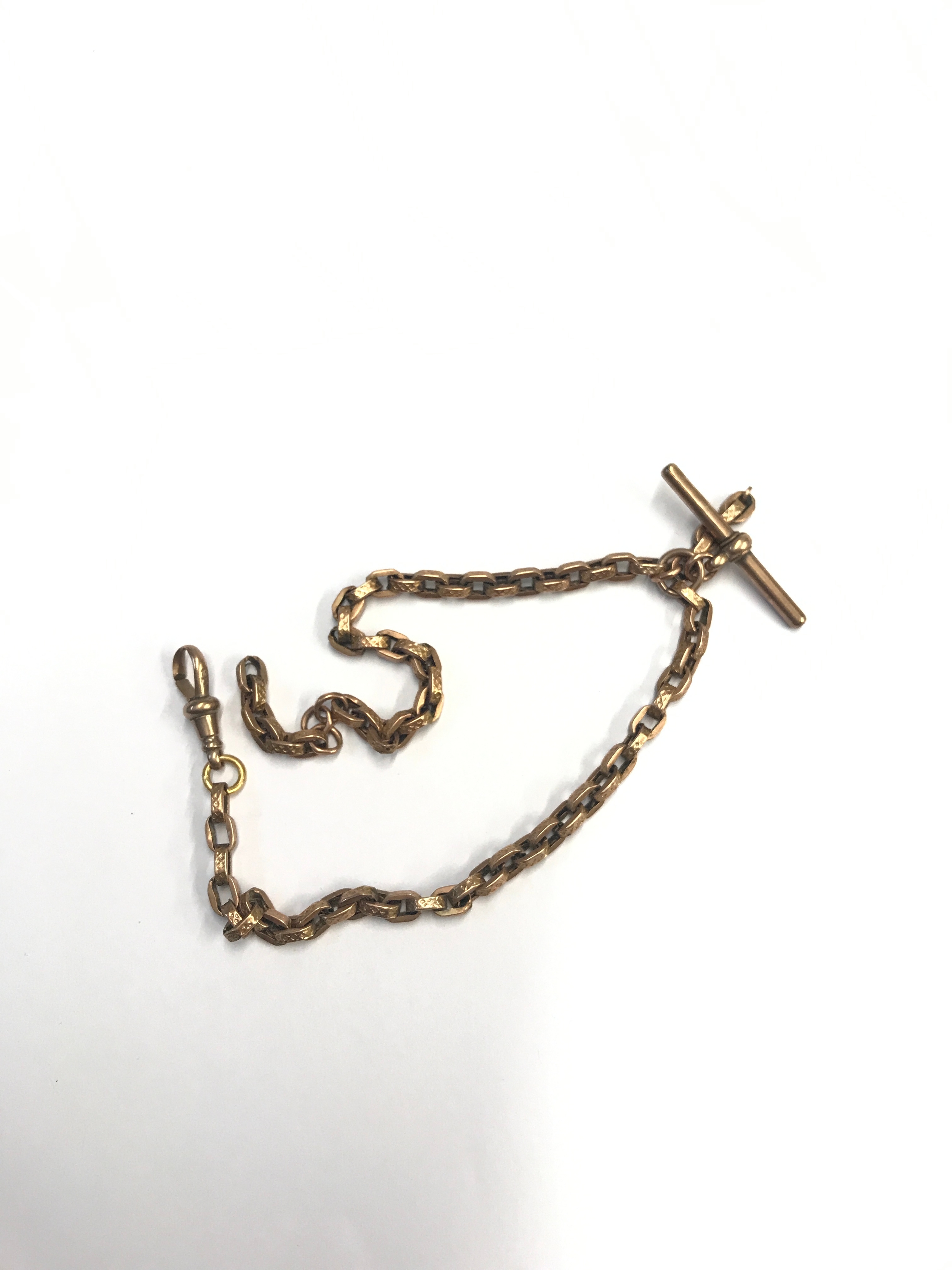 9ct watch chain 18cm, 12.1 g