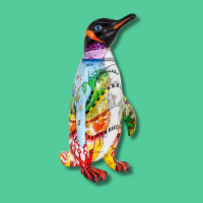 Harmony - Sponsor: loveit coverit / Artist: Sally Chinea / Harmony reflects a lifetime of living, socialising, working, raising a family, and enjoying the many sides of Southend, a town she loves. Southend is not only a seaside destination filled with fun, colour,and entertainment but also home to beautiful gardens, parks, rich history, and vibrant arts venues, all thriving in harmony despite challenging conditions. Sally is a local artist known for exhibiting and street art, specialising in site-specific works and community engagement. She transforms found, discarded objects into artworks reflecting history and labour. With 30 years working in education, she leads Arts Award programmes and creative workshops, including those focused on mental health and wellbeing. She also ran the Rochford and Hadleigh Art Trails. - Height 1600mm width 890mm Depth 1090mm weight 30kg