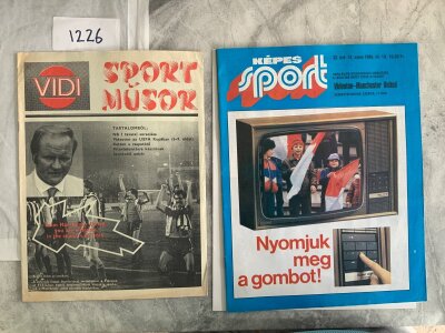 84/85 Videoton v Manchester United Football Programme: The standard Sport Musor programme and the hard to find Kepes Sport version of the UEFA Cup programme. Both in excellent condition. (2)