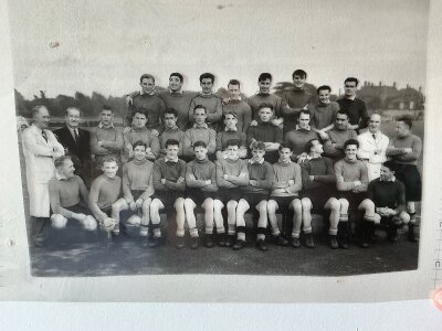 Tottenham + Other Large Football Team Group Negatives: Tottenham from around 1950 and 2 different sizes of the double team, 2 of the 29/30 team, Arsenal from the early 60s plus possibly a 1950s Manchester United Youth team with Busby and Taylor.