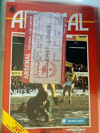 84/85 Arsenal Home Football Programmes Tickets + Reserves: 25 programmes with all accompanying tickets to include Manchester United and Bristol Rovers League Cup. There are many team sheets and 23 non 1st team single sheets. C/W QPR v Reykjavik + Partizan Belgrade programme and ticket.