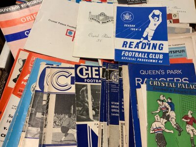London Club Football Programmes: From the 60s onwards in 3 boxes of mainly home programmes in excellent condition with instructions to sell. (500)