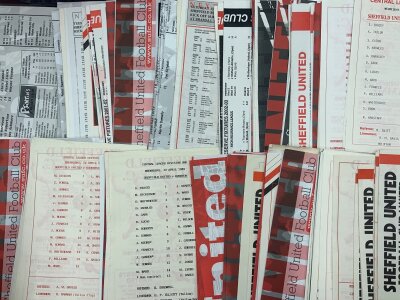 Sheffield Wednesday + United Home Reserve + Youth Home Football Programmes: From the mid 80s onwards with duplication in very good condition. (Est 160+)