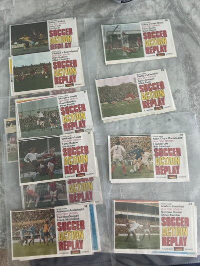 Letraset Soccer Action Replay Football Transfers: Complete set of 24 which are still sealed and in excellent condition. Hard to obtain. (24)