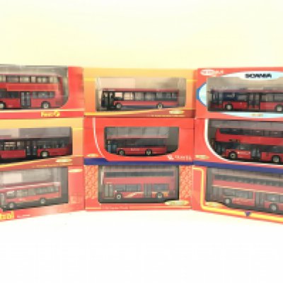 9 Boxed Creative Master Buses. No Reserve.