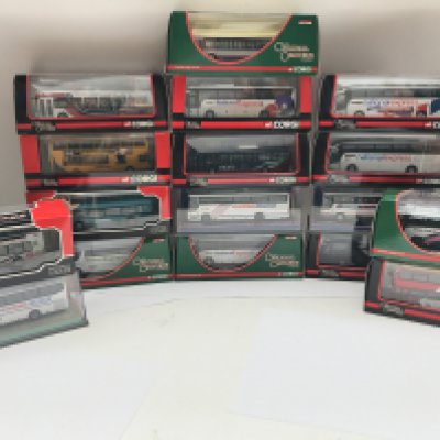 A Collection of Boxed Corgi Original Omnibus including Buses and Coaches. No Reserve.