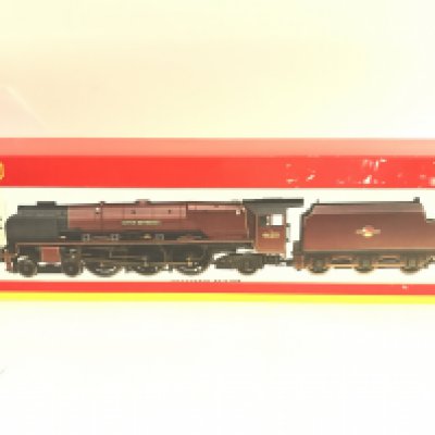 A Boxed Hornby 00 Gauge BR 4-6-2 Duchess Class City Of Nottingham Weathered. #R2383.
