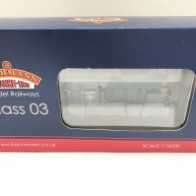 A Boxed Bachmann 00 Gauge Class 03 Diesel Shunter 03162 BR Blue (Weathered). #32-362 DCC.