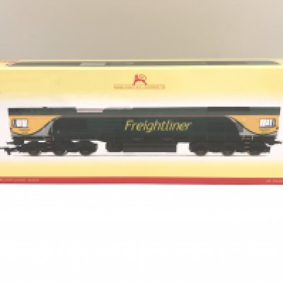 A Boxed Hornby 00 Gauge Freightliner Class 66 CO-Co Diesel Electric 66505 #R3345 DCC Ready.#R3345 DCC Ready.