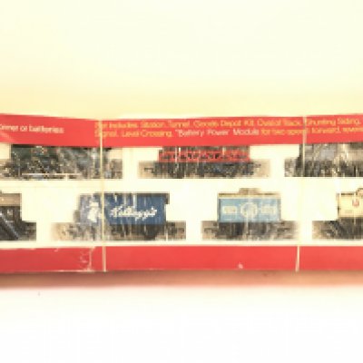 part Of A Hornby Train Set Including Loco and Rolling Stock.
