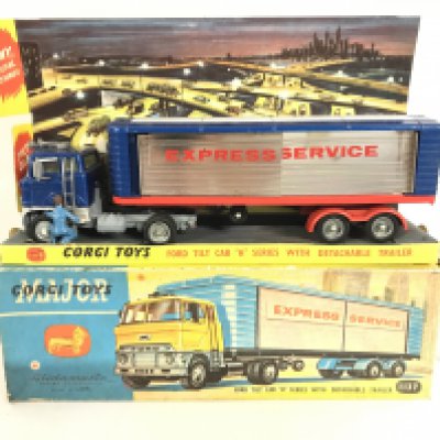 A Boxed Corgi Ford Tilt Cab H Series With Detachable Trailer. #1137. Box Is Worn. No Reserve.