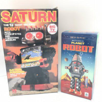 A Boxed Saturn Robot and a Mechanical Robot. No Reserve.