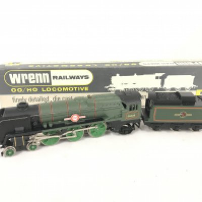 A Boxed Wrenn 00 Gauge West Country Class 35028 Clan Line. #W2238