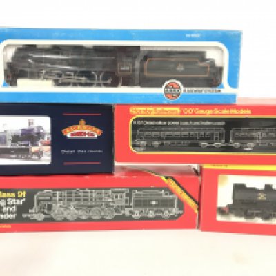 5 Boxed 00 Gauge Locomotives. Including Hornby.Bachmann and Airfix.
